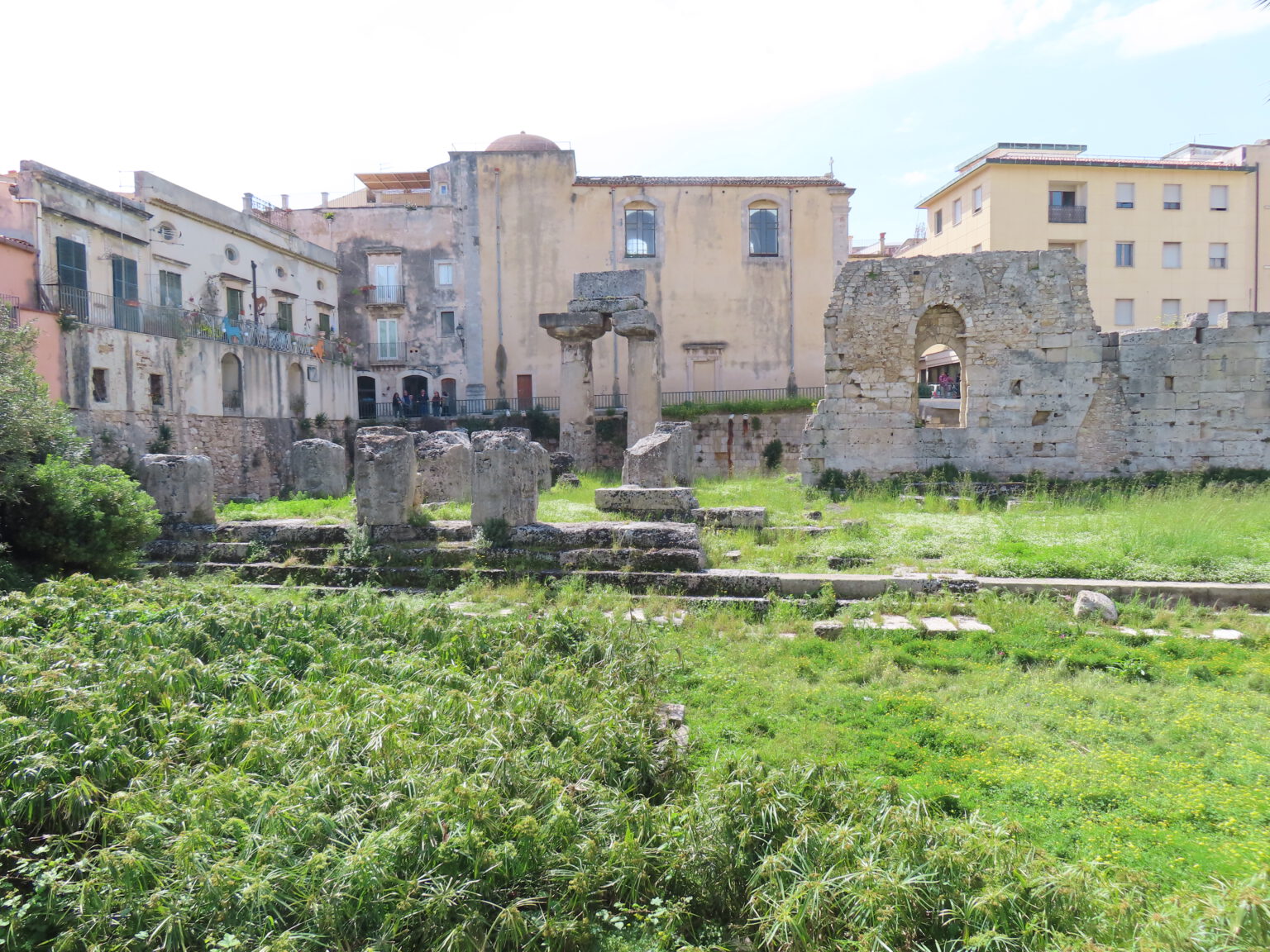 Syracuse - tempel ter van Apollo